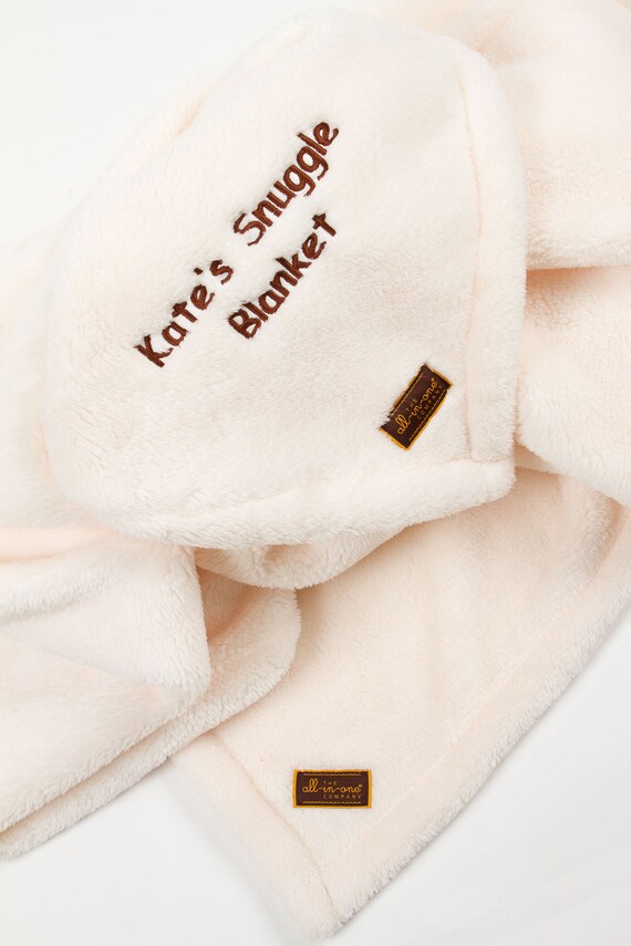 personalised cuddle blanket