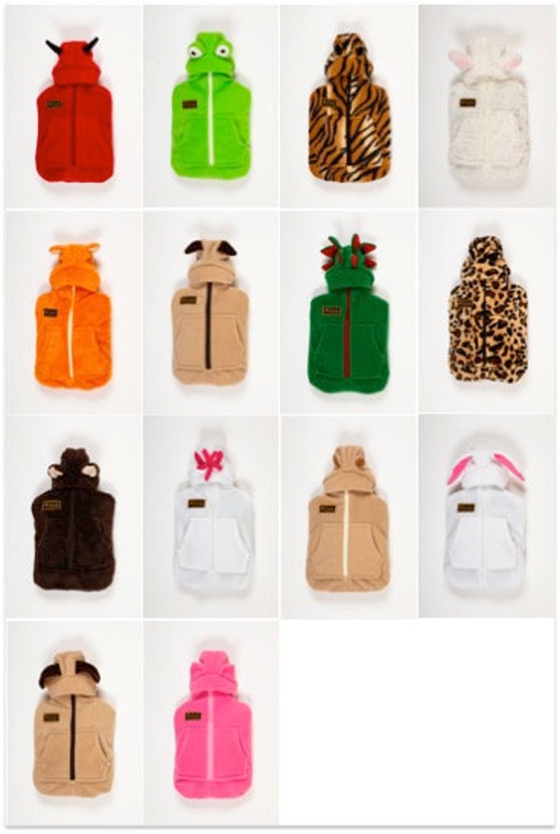 Personalised Hot Water Bottle Cover Etsy