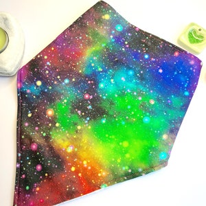 Teen/Adult Bandana bib, special needs, various choices cosmic