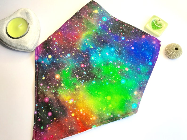 Teen/Adult Bandana bib, special needs, various choices cosmic