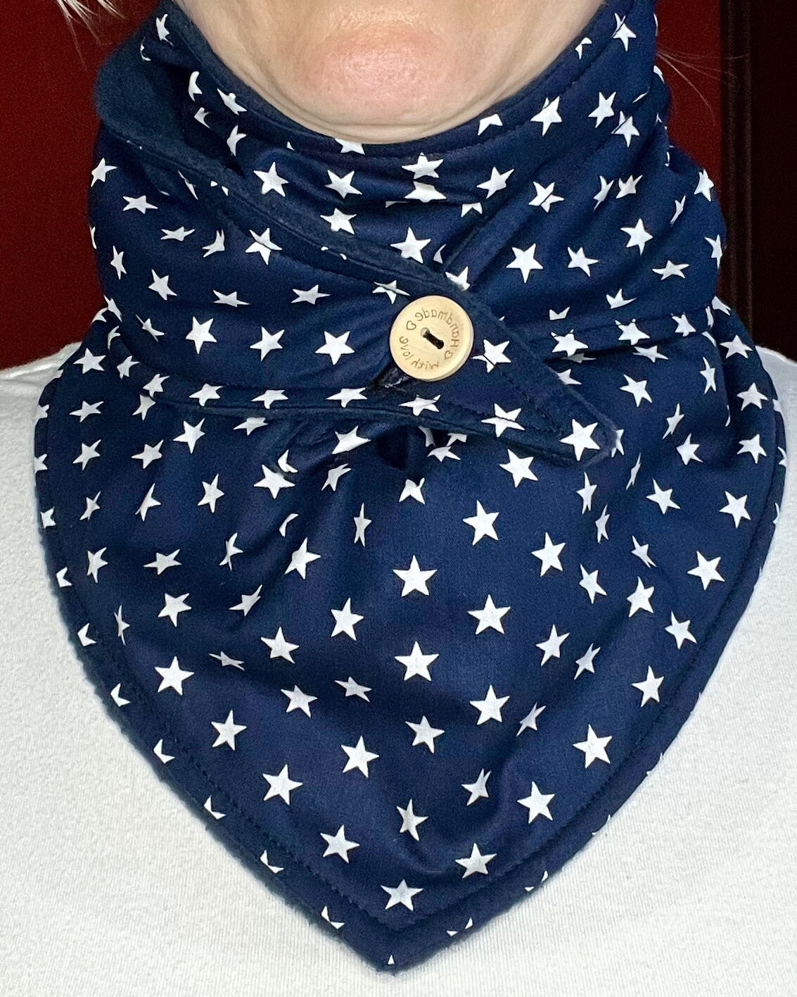 Sciarpa In Pile Per Bambini - Triangolare, Con Velcro, Morbida E Calda - Foto 3