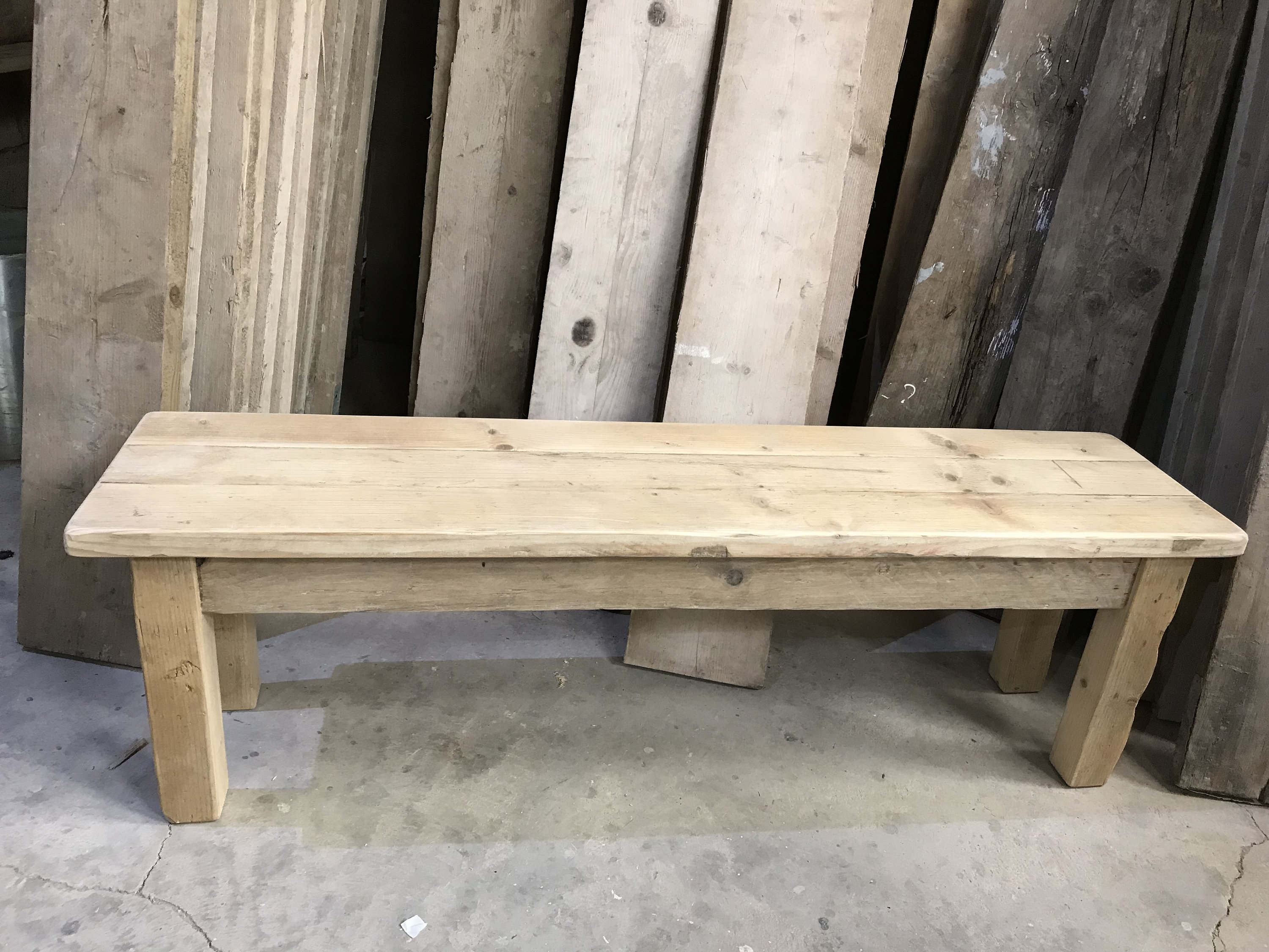 Bench Vintage Kitchen/dining Bench Made From Reclaimed | Etsy