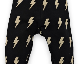 Baby + Kids Lightning Bolt Trousers | Toddler Lightning Pants | Unique + Alternative Boys & Girls Clothes