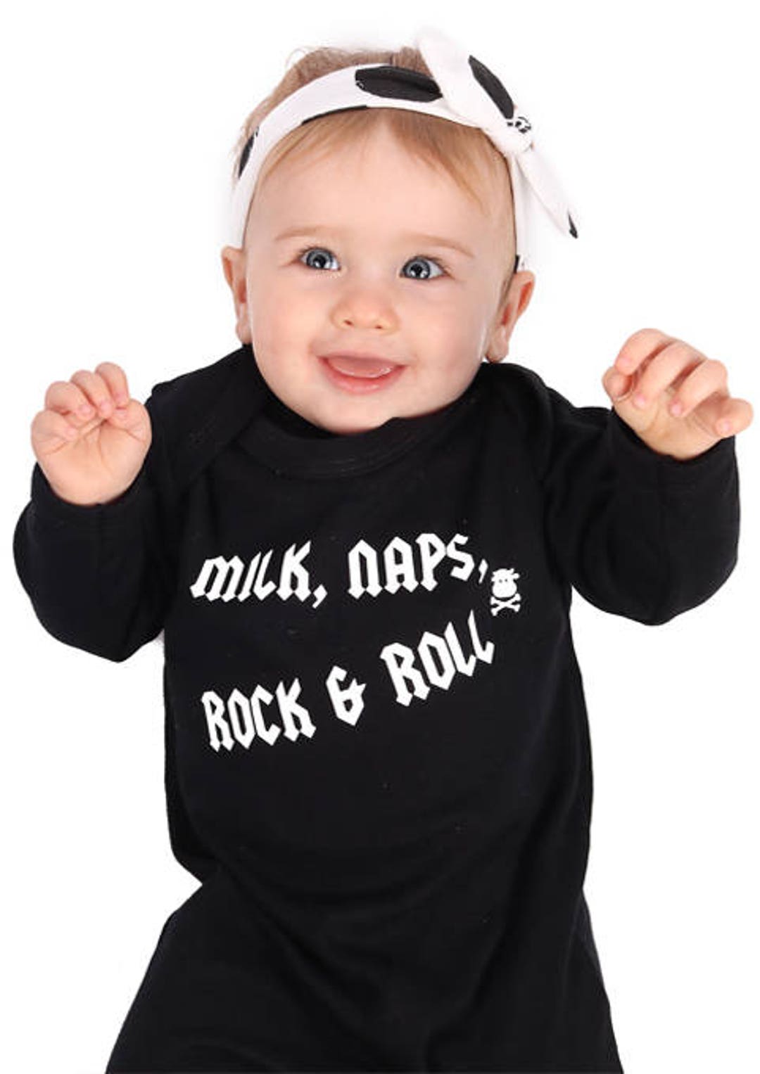 ROCK Baby Sleepsuit boys or Girlscool Milk, NAPS, Rock & Roll/metal Baby Romper Outfit Baby