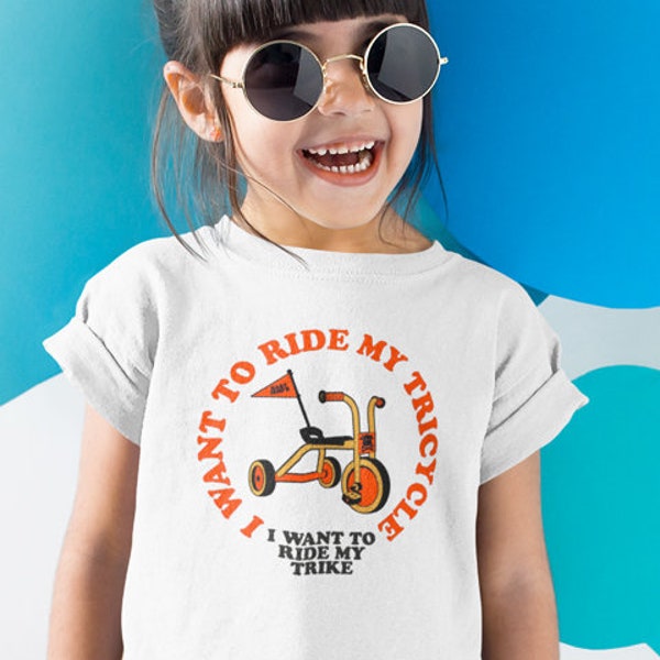 KONINGIN Ride My Trike Baby & Kinder T-shirt | Freddie Mercury Koningin The Band Top Tee T-shirt kleding | Leuke muziek kindercadeau