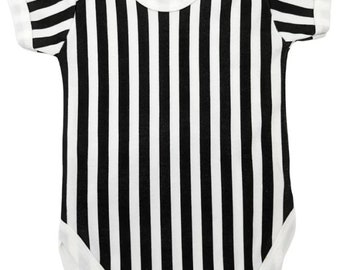 Beetlejuice Inspired Cool Baby Grow | Horror Movie Alternative Striped Baby Bodysuit Vest Outfit | Film New Baby Gift