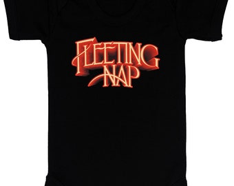 FLEETING NAP Baby Grow | Rock n Roll Music Bodysuit Vest Clothes |  Cute New Parents or Baby Shower Gift | Boy or Girl