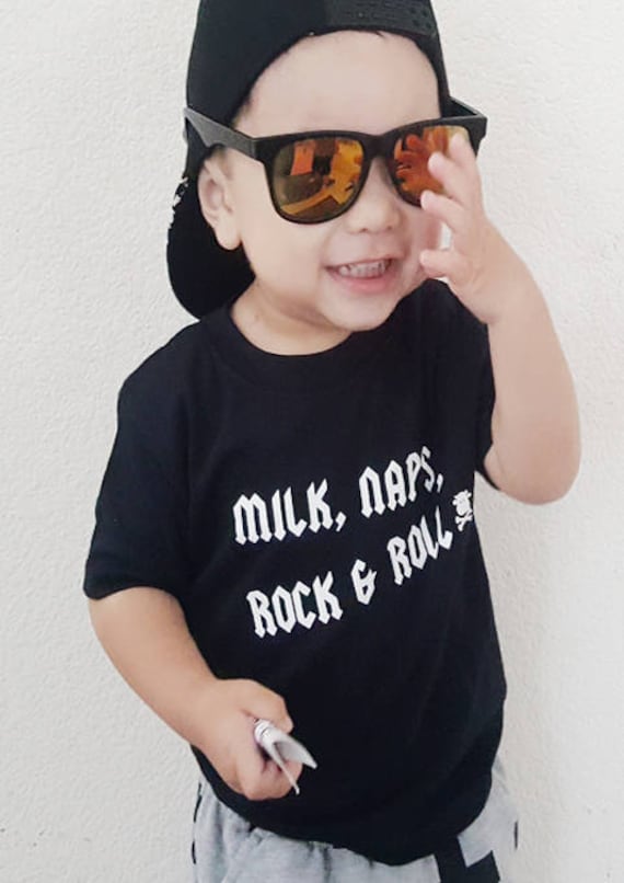 Rock Roll Kids T-shirt / Rock Kids Clothes / Rock N Etsy