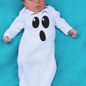 Ghost Baby Halloween Costumes For Boys Or Girls 1st Etsy