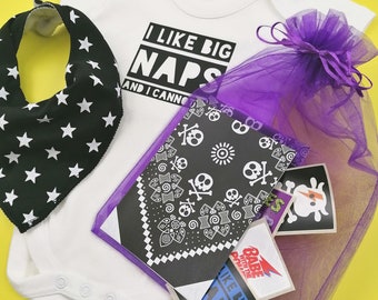 Funny Baby Gift Set / Novelty Slogan Hip Hop Baby Shower Gift for Unique Boys Girls - I Like Big Naps And I Cannot Lie  Christmas Baby Gift