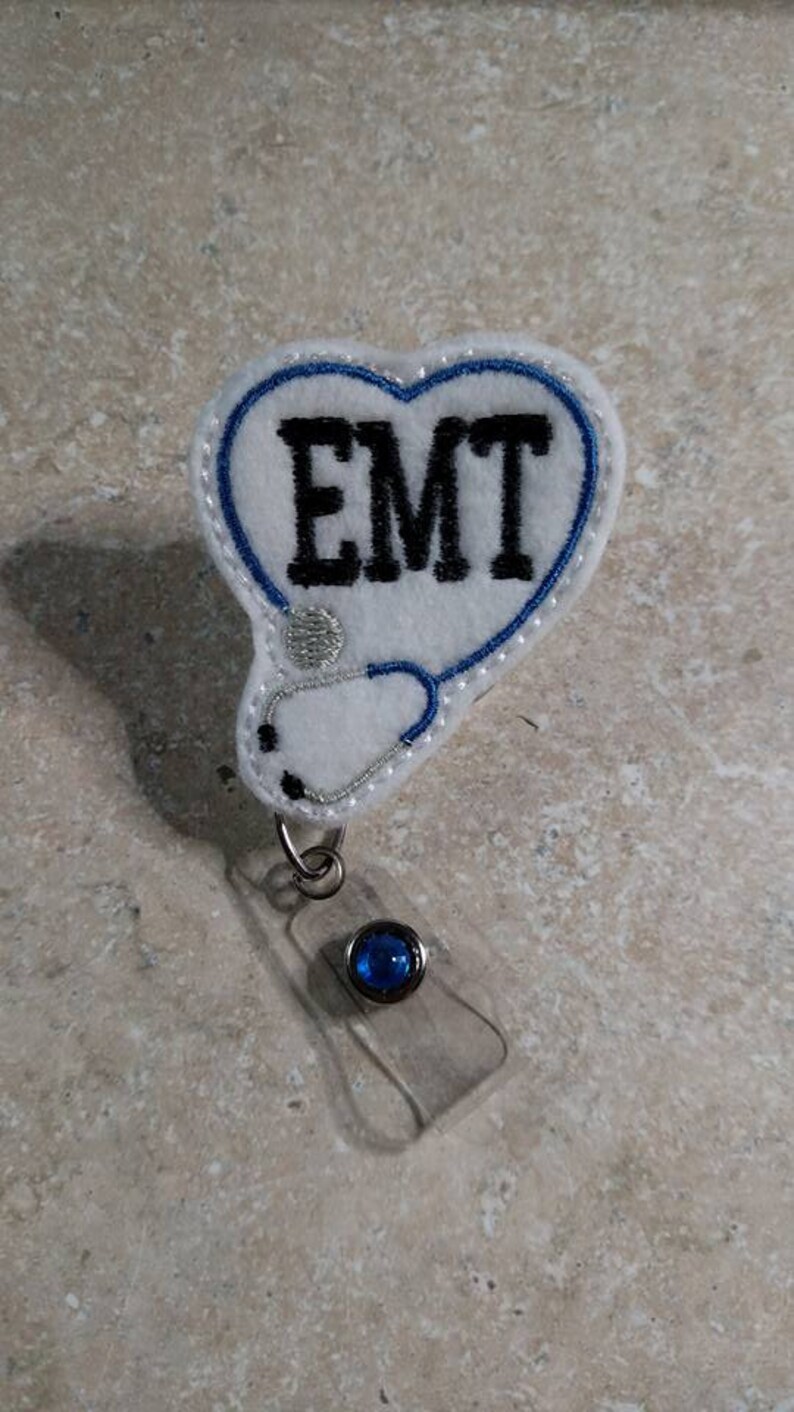 EMT Stethoscope Heart Dark Blue EMT Stethoscope Heart Felt | Etsy