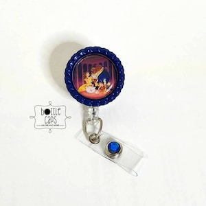 Beauty and the Beast, Beauty and the Beast Badge Reel, Princess Badge Reel, Nurse Gift- BottleCapsGaloreNMor