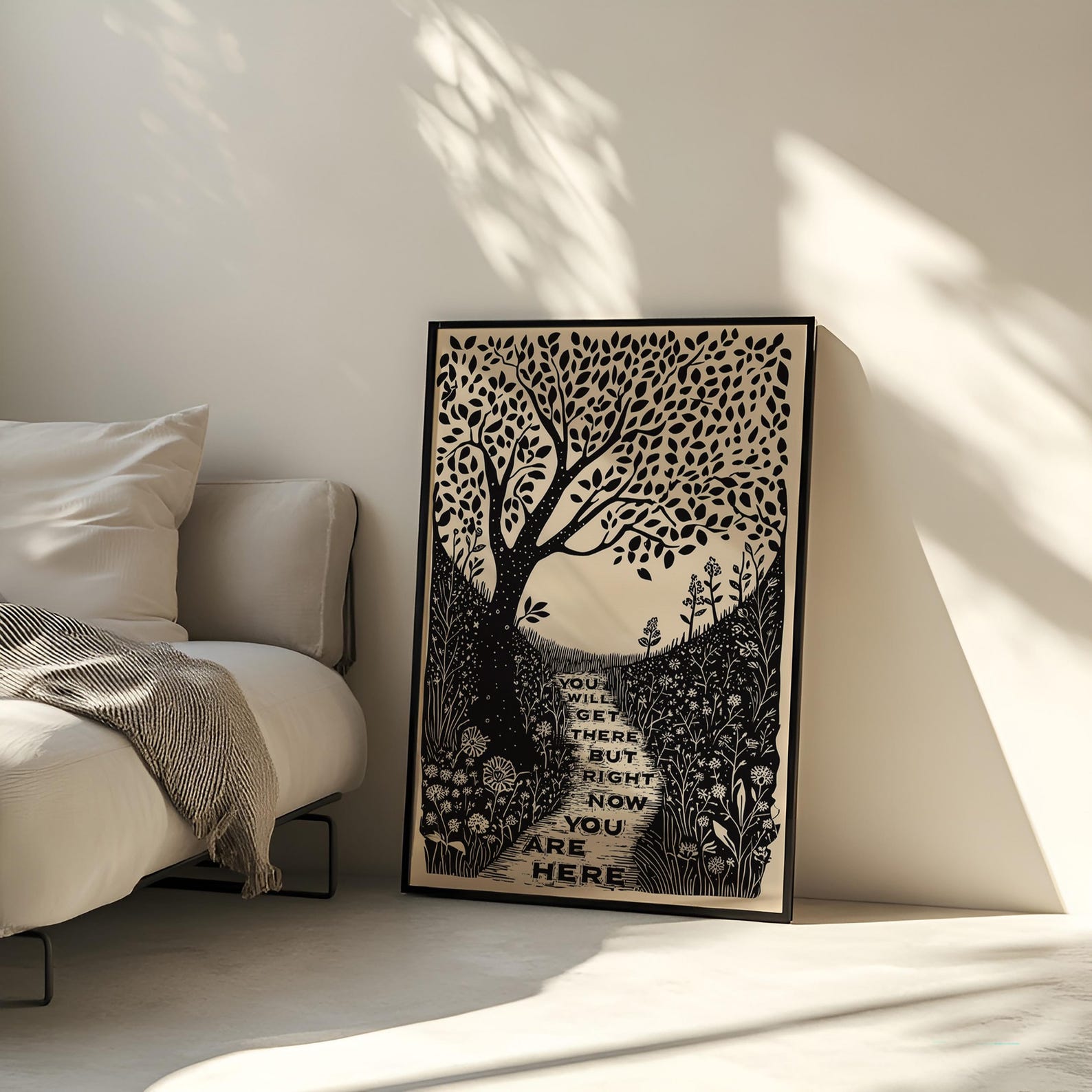 You Are Here Art Print Feminist Wall Decor Empowerment Artwork you-are-here-art-print-feminist-wall-decor-empowerment-artwork
