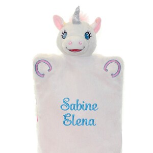 Cubbies Unicorn Puppet, Baby Gift, Personalized Puppet