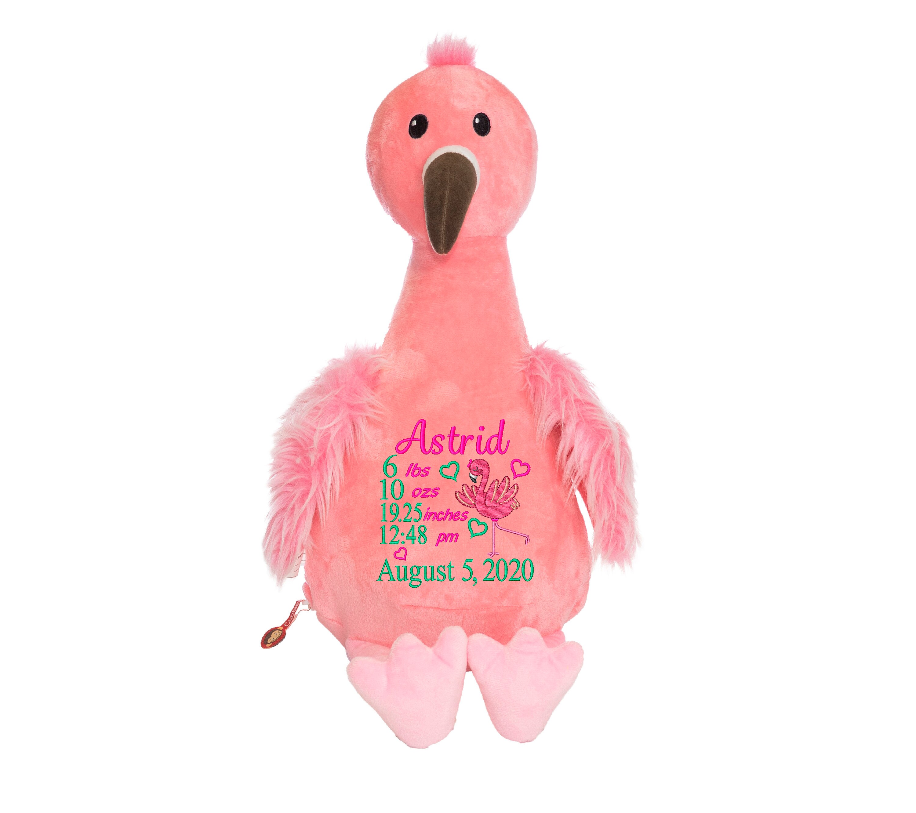 Personalized Flamingo Custom Gift Baby Shower Gift Etsy
