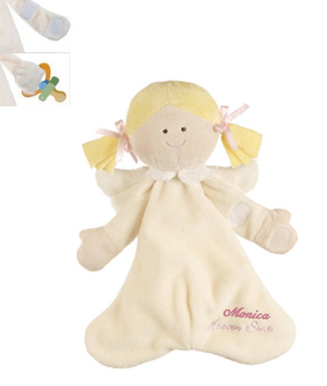 Personalized Angel Pacifier Cozy Blonde - Etsy