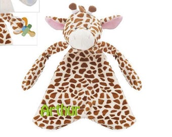 Personalized Giraffe Pacifier Cozy
