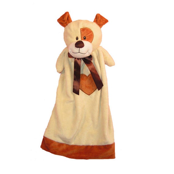 Embroidered Puppy Dog Blankie Personalized Baby Gift Etsy