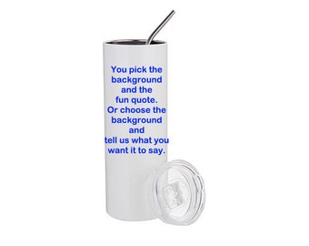 Customizable Stainless Steel Thermal Tumbler, Personalized Design