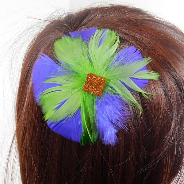 mardi gras hair piece