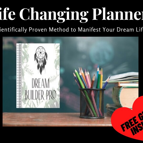 Daily Planner 2021 Manifesting Journal Bundle PDF DIDGITAL PRINTABLE Download Stress Reduction Law of Attraction Workbook Health Tracker loa