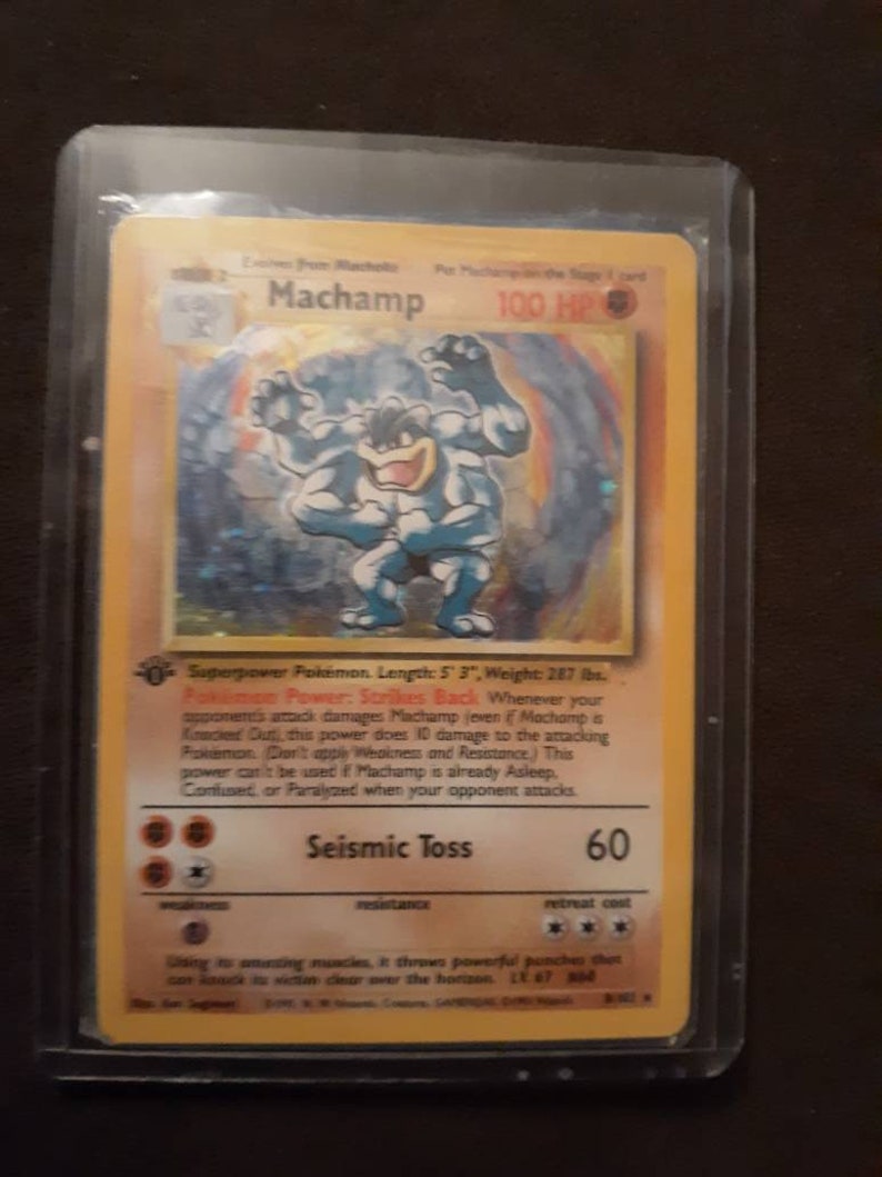 1st Edition Machamp Etsy