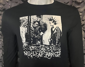 Long Sleeved Shirt Confuse Japanese Punk Hardcore - Etsy