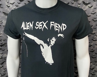 Tshirt Official Alien Sex Fiend Gothic Deathrock Goth Batcave