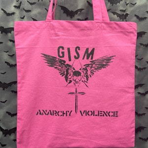 Sac cabas Gism D Beat, croûte punk brute