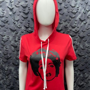 X Ray Spex red fashion hooded top punk rock pogo Poly