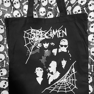 Tote Bag Specimen Goth gothic deathrock punk Batcave