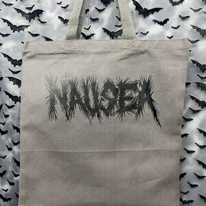 Tote Bag gray Nausea anarcho Punk Crust