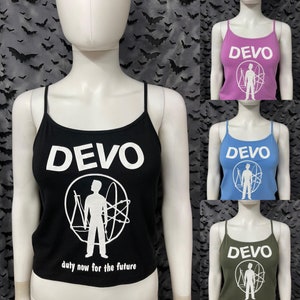 Devo crop tank top punk