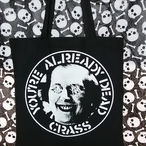 Tote Bag CRASS You’re Already Dead anarcho Punk crust