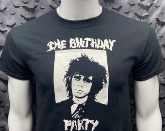 ニック・ケイヴのTシャツ、ザ・バースデイ・パーティーのヴィンテージ