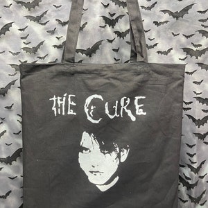 Tote Bag The Cure Goth gothic deathrock punk