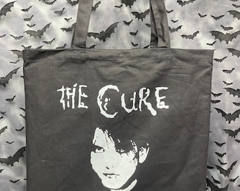 Tote Bag The Cure Goth gothic deathrock punk