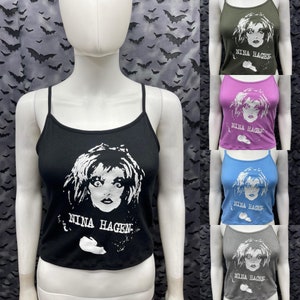 Nina Hagen crop tank top punk