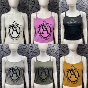 Débardeur court crasseux anarcho crust punk