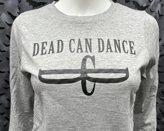 Dead Can Dance Long Sleeve gray top goth gothic