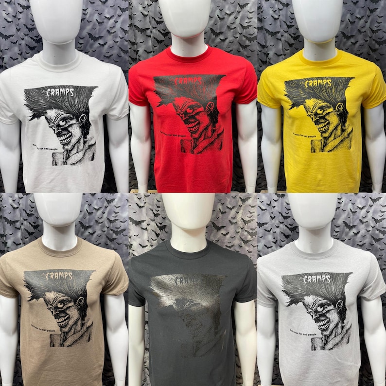Tshirt The Cramps Rockabilly Goth Punk gothic image 1
