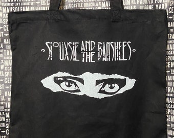 Tote Bag Siouxsie and the Banshees Goth gothic deathrock punk
