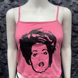 X Ray Spex pink crop tank top punk rock