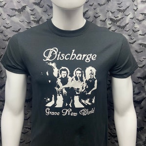 Tee shirt Discharge Grave New World punk crust d beat