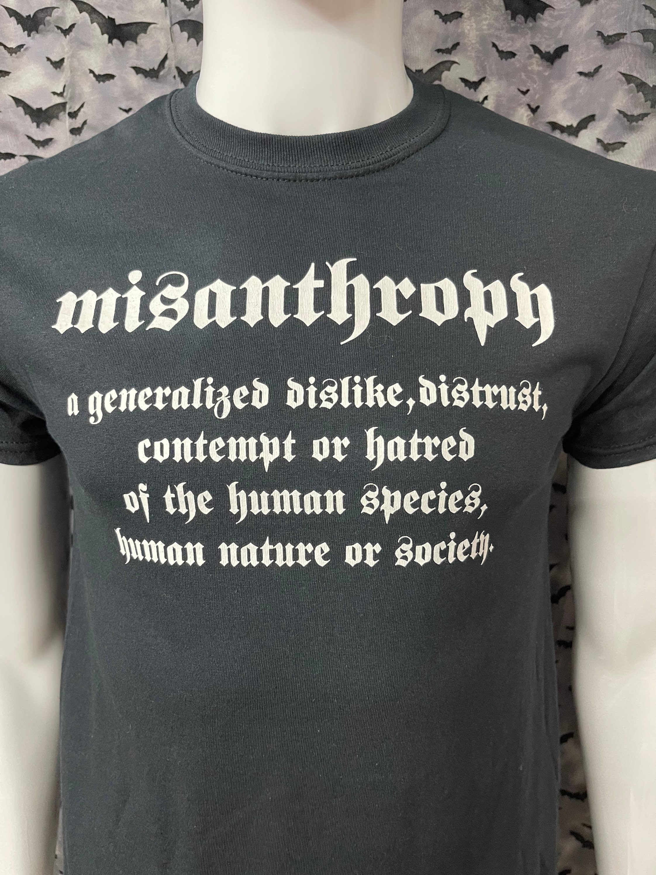 Misanthrope T-Shirt For Nature Lovers Misanthrope T-Shirt For Nature Lovers