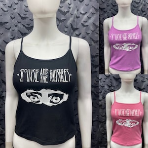 Siouxsie and the Banshees crop tank top goth punk