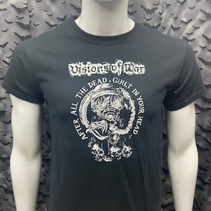 T-shirt officiel Visions of War punk crust d beat
