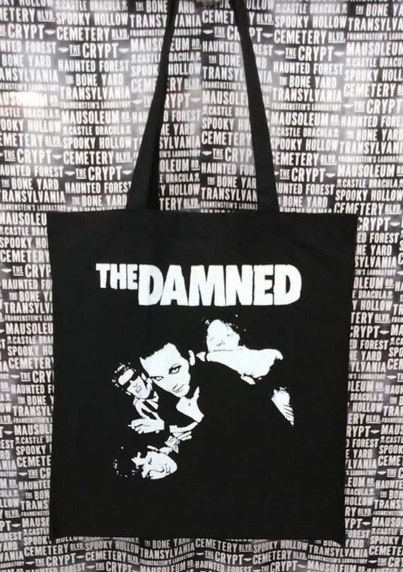 Tote Bag the Damned Goth Gothic Deathrock Punk - Etsy Denmark