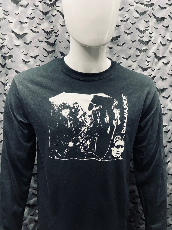 Long Sleeve Shirt Discharge D Beat Crust Punk - Etsy