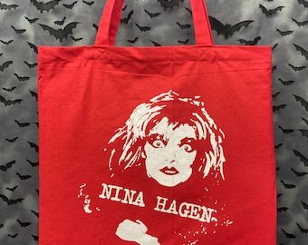 Tote Bag Nina Hagen Goth gotico deathrock punk